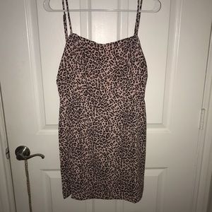 Leopard mini dress
